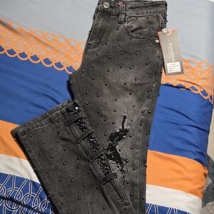 Gunzinii Denim & Co Studded Jeans